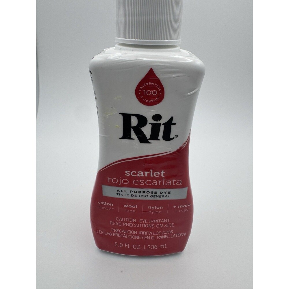 Rit All Purpose Liquid Dye Scarlet 8oz Red